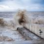 as the waves crash