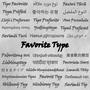 Favorite Type (Explicit)