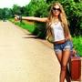 LONG-HAIRED GIRL in Blue Jeans