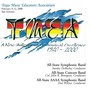 2000 Texas Music Educators Association (Tmea) : All-State 5a Symphonic Band, All-State 5a Concert Band and All-State 4a Symphonic Band