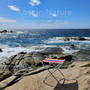 Waves Breaking on the Shore in Villasimius