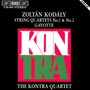 KODALY:  String Quartets No. 1 and 2 / Gavotte