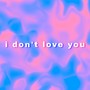 i don't love you