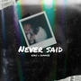 NEVER SAID