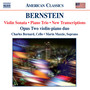 Bernstein, L.: Violin Sonata / Piano Trio / New Transcriptions (Opus Two, Mazzie, Bernard)