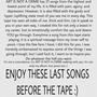The Last 7 Songs Before Art Is Not A Crime (Explicit)