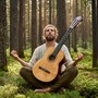 Nature's Harmony: Meditation Guitar in the Pines