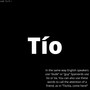 Tío, Pt. 1