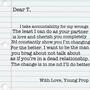 Letter to T (Explicit)