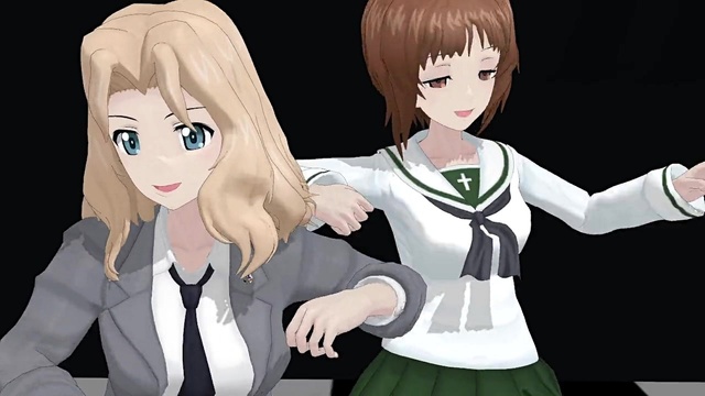 【少女与战车mmd】glide(西住美穗·凯伊) (饭制版)