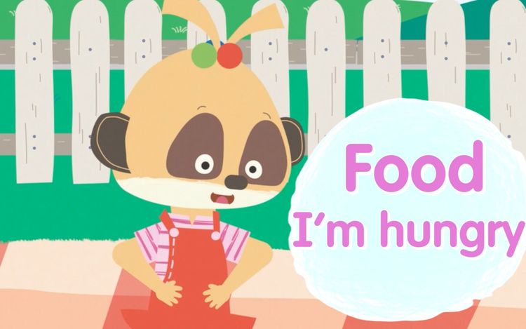 英文儿歌启蒙动画:i am hungry