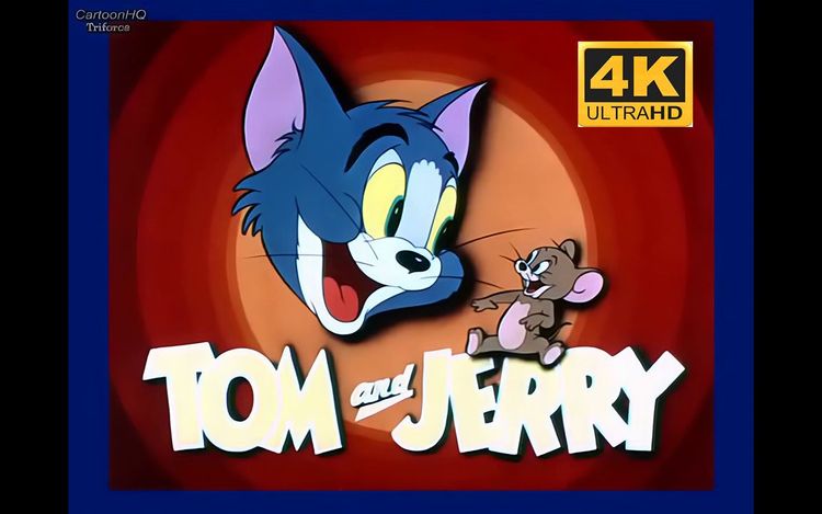 【猫和老鼠之物以类聚】4K修复  Topaz Video Enhance AI Tom and Jerry 1942