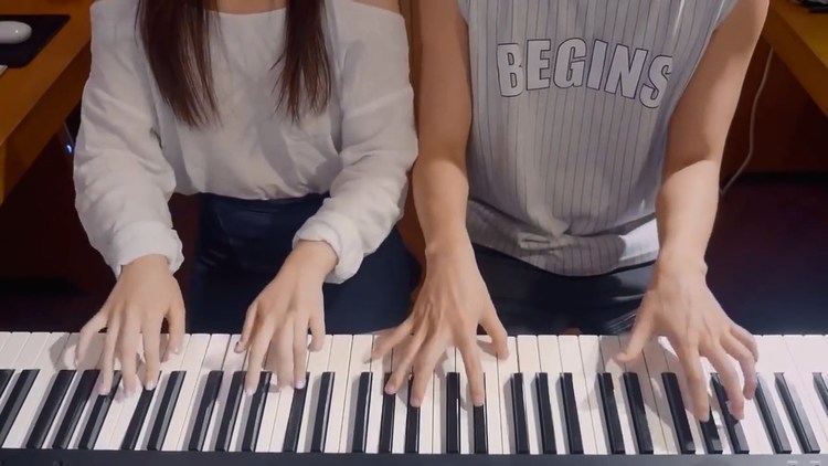 钢琴虐狗版~米津玄师 《lemon》感受bella&lucas二人的四手联弹