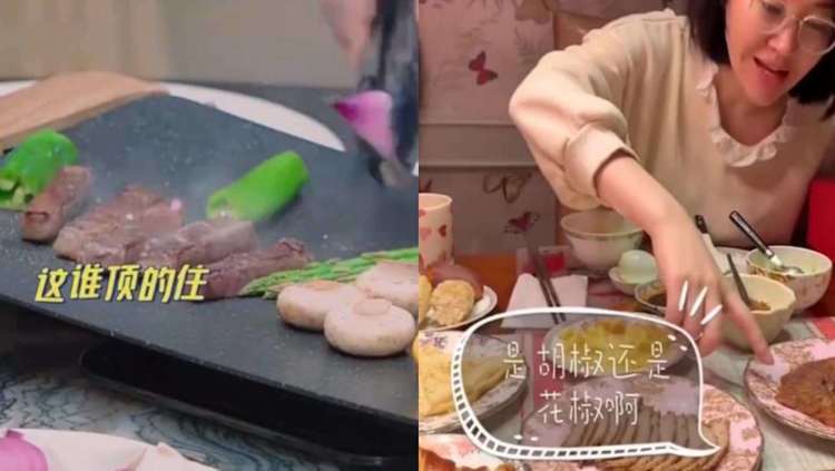 - 看看李湘家的早餐,再看看许晴家的早餐,根本不是一个档次!