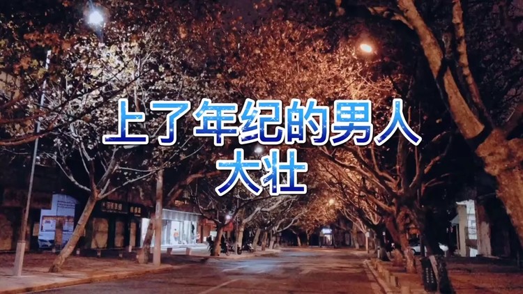 (大壮)上了年纪的男人 歌词版mv