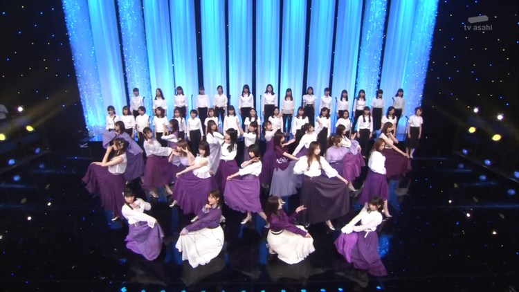 乃木坂46新曲《sing out!》music station现场!感受这初夏少女元气