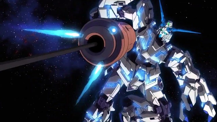 《机动战士高达uc》完美独角兽 影像,蓝色帅炸!