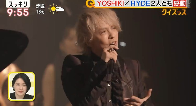 yoshiki & hyde 合作舞台,唯美至极