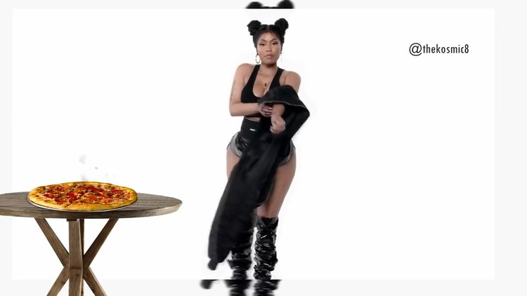 麻辣鸡nicki minaj的单曲《barbie tingz》mv被消掉音乐后