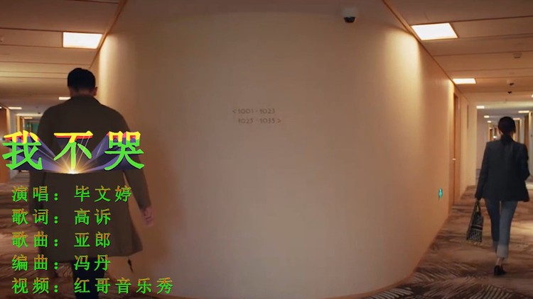 《我不哭》毕文婷演唱,歌声婉转动听伤感,催人泪下