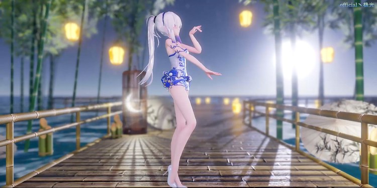  - 【弱音MMD】剑灵青花瓷服装弱音，超美！！~倾尽悲欢你可愿跟我走？