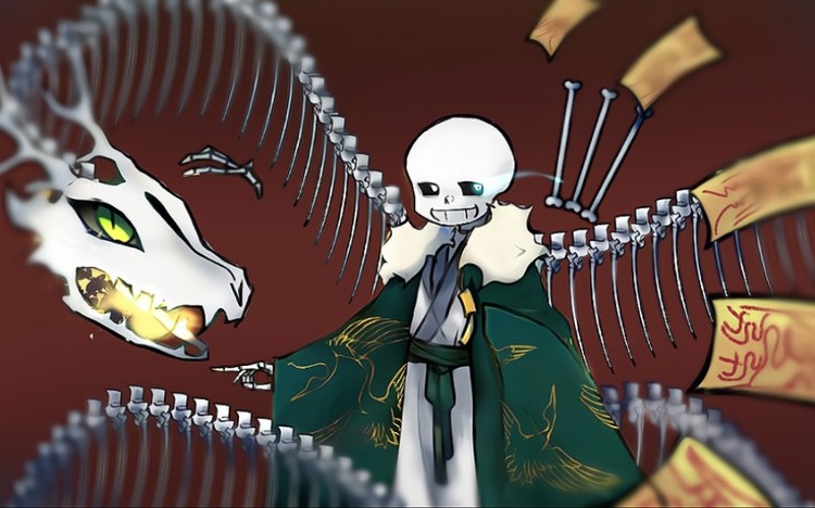 【国人au】underfate命定之下 sans审判曲《无赦之罪》-国风电音