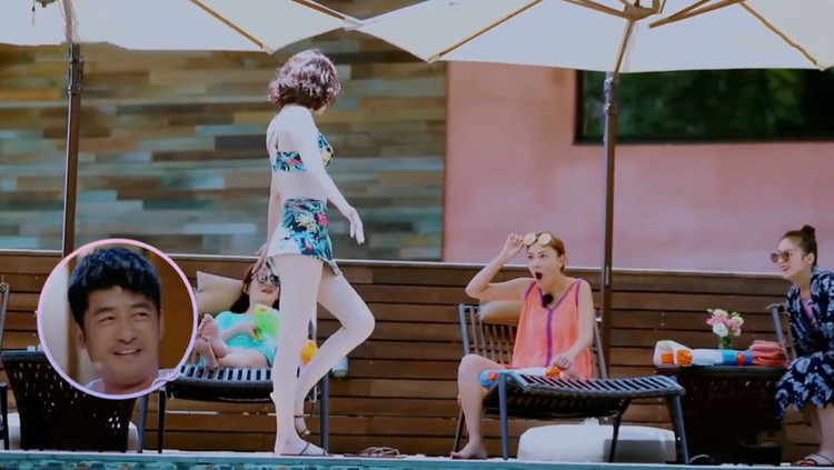  - 程丽莎穿比基尼秀身材老公没眼看，采儿反应亮了，女星穿泳装合集