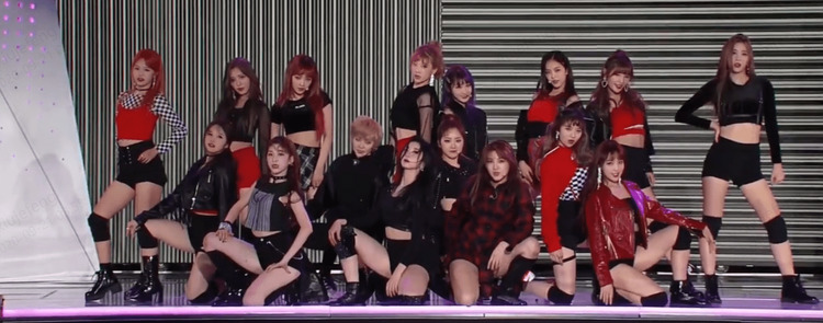  - #2018MAMA颁奖典礼#NATURE与GWSN带来合作舞蹈~入坑预定！