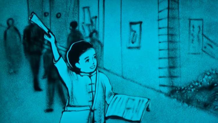 和女儿双吉他弹唱一首经典的儿童歌曲卖报歌