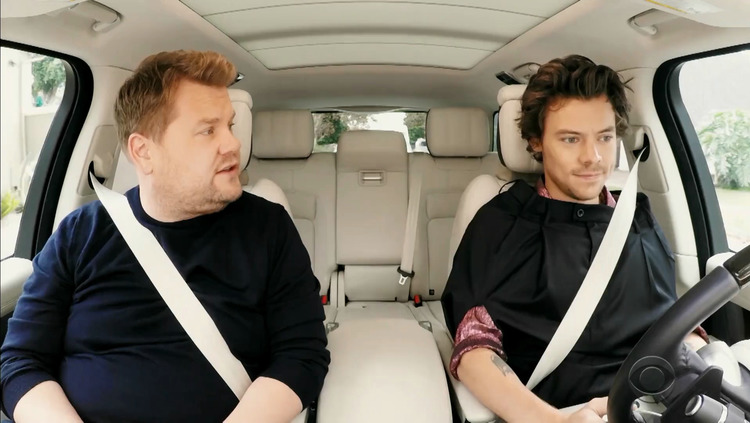【猴姆独家】哈哈哈~~哈卷#harry styles#和#james corden#开车唱歌秀