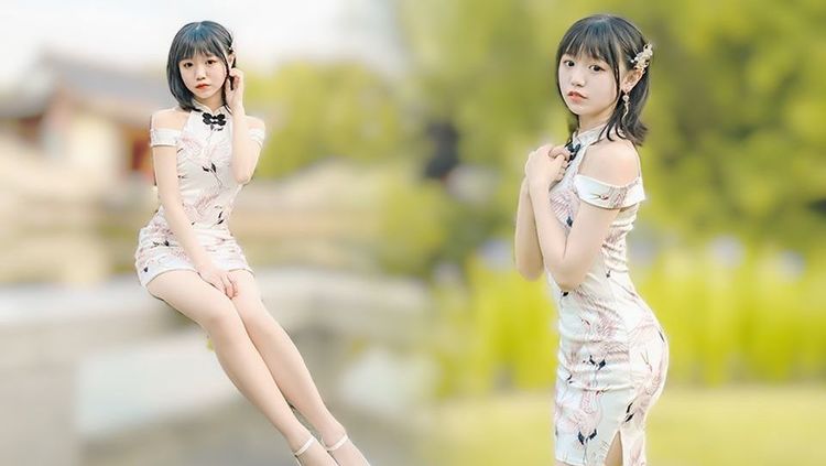 街拍与dj现场旗袍黄素熙djsoda