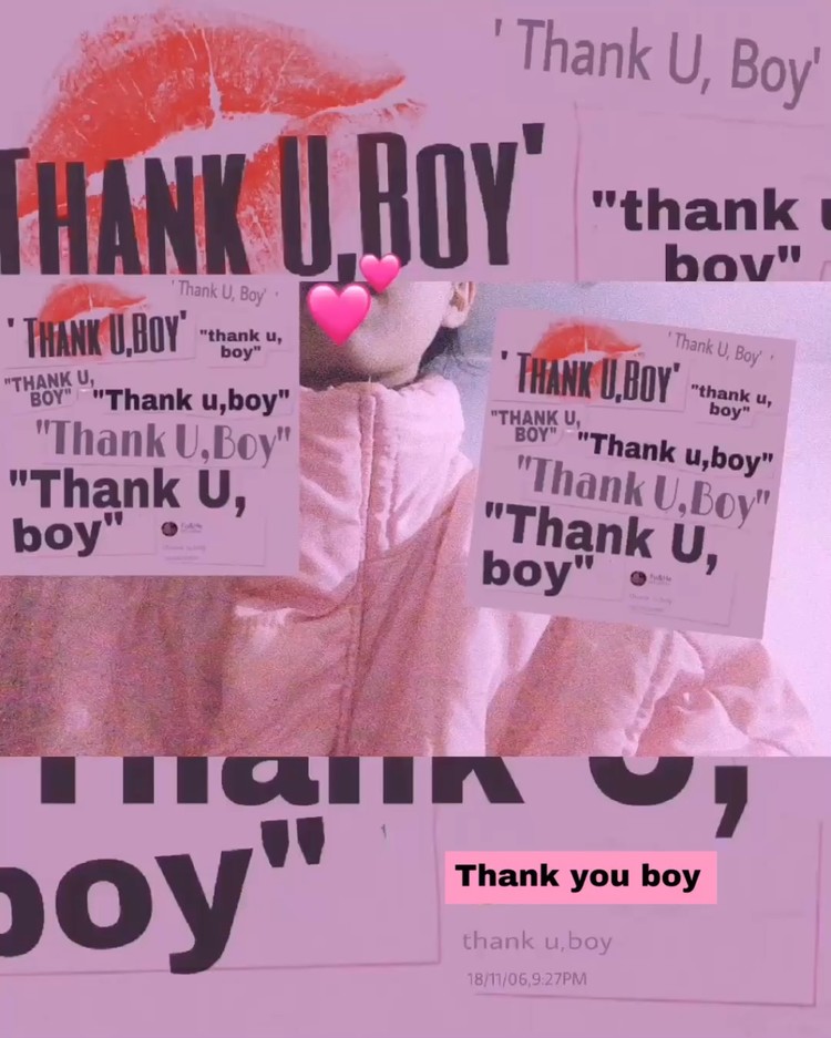 - Thank U,Boy(cover:Ariana Grande )