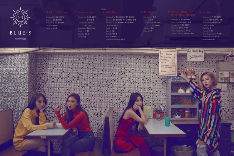 mamamoo新专blues歌单公开