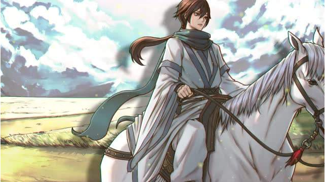 古风身骑白马走三关