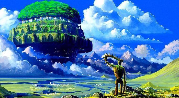 top 4 《君をのせて》(《伴随着你》,中文多称为《天空之城》)1977年