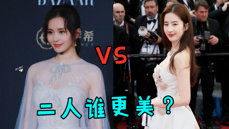 刘诗诗刘亦菲谁更漂亮?俩人走红毯差距太大,完全不是一个档次!