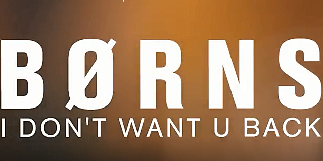  - 你知道空集哥吗？打雷力荐！美国实力男歌手BØRNS的现场，表演了《Faded Heart》和《I Don't Want U Back》，来一睹为快吧！