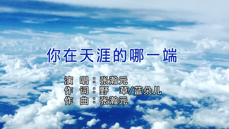  - 张瀚元-你在天涯的哪一端