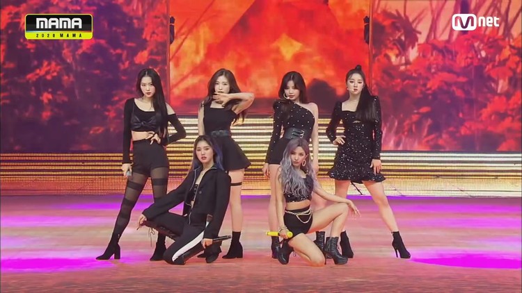 oh my girl & (g)i-dle  miss a - bad girl good girl> 2020mama