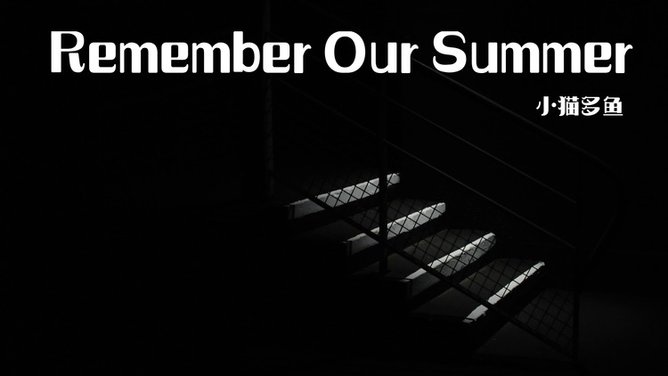 【歌词版】小猫多鱼《remember our summer》mv