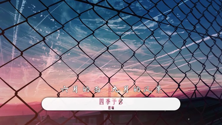 程响四季予你dj版如果岁月无情我会把你姓名刻心底