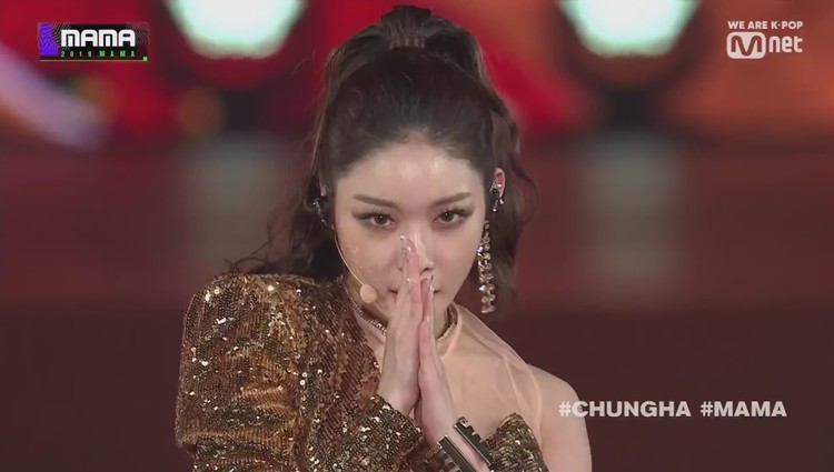 精彩再现【金请夏chung ha】intro blue haze gotta go,2019mama