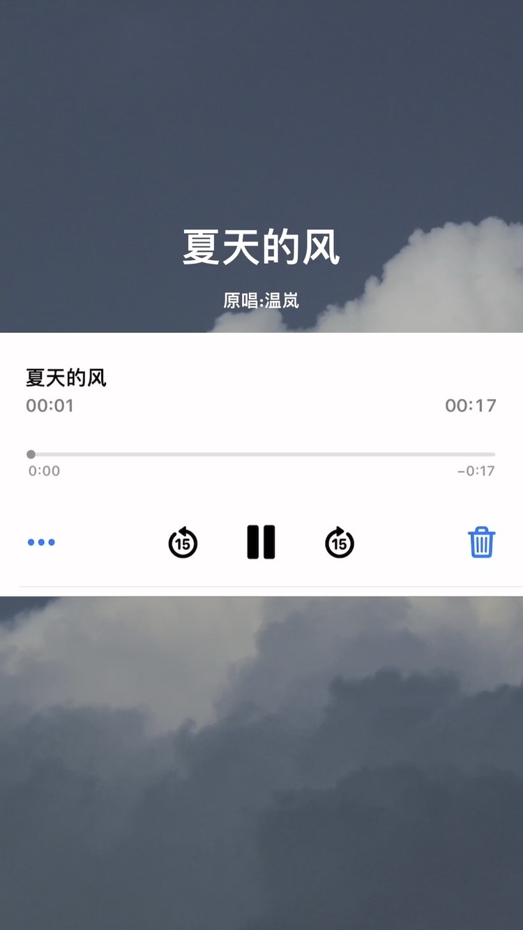 夏天的风 原唱:温岚