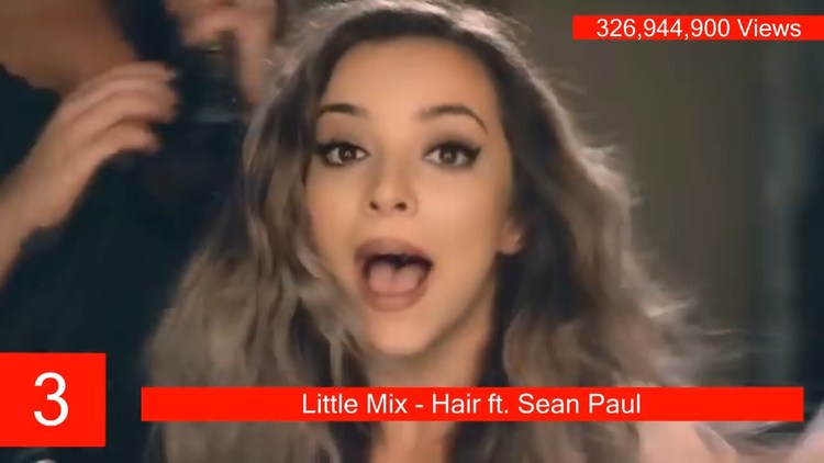  - 小混混Little Mix被收看次数最多的MV榜~不愧最当红欧美女团！