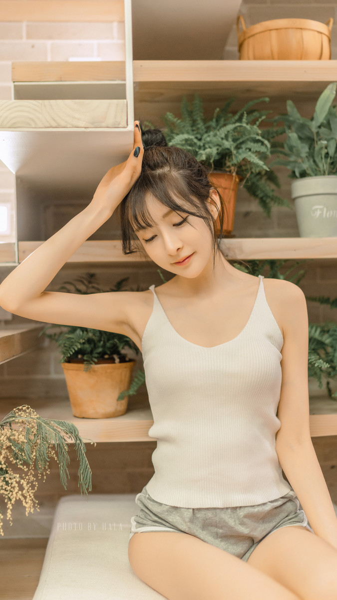 图片[17]-美女壁纸丨清新灵动的甜美女孩-六色网