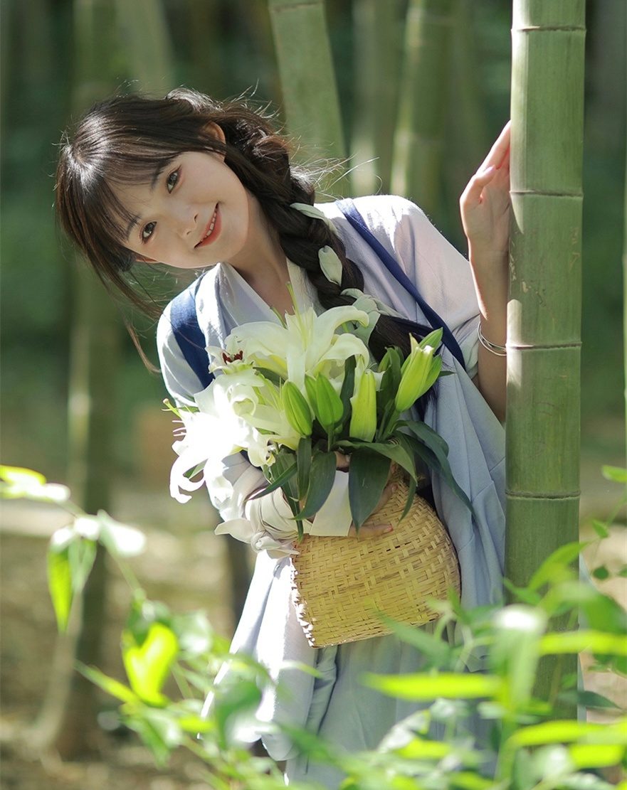 图片[12]-清纯美女丨清新撩人的女孩-六色网