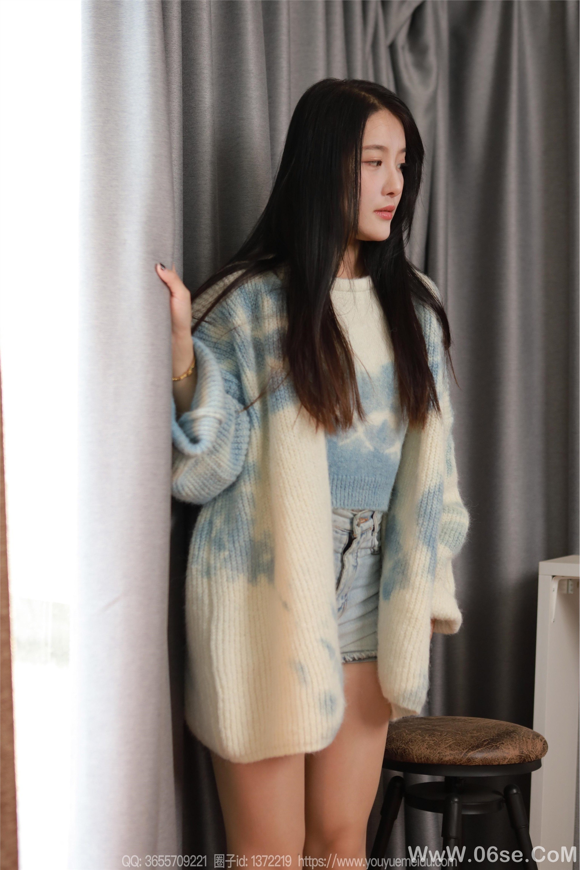 图片[37]-IESS异思趣向 2025.01.03 丝享家 1941 婉萍《蓝白毛衣（上）》[90P]-六色网