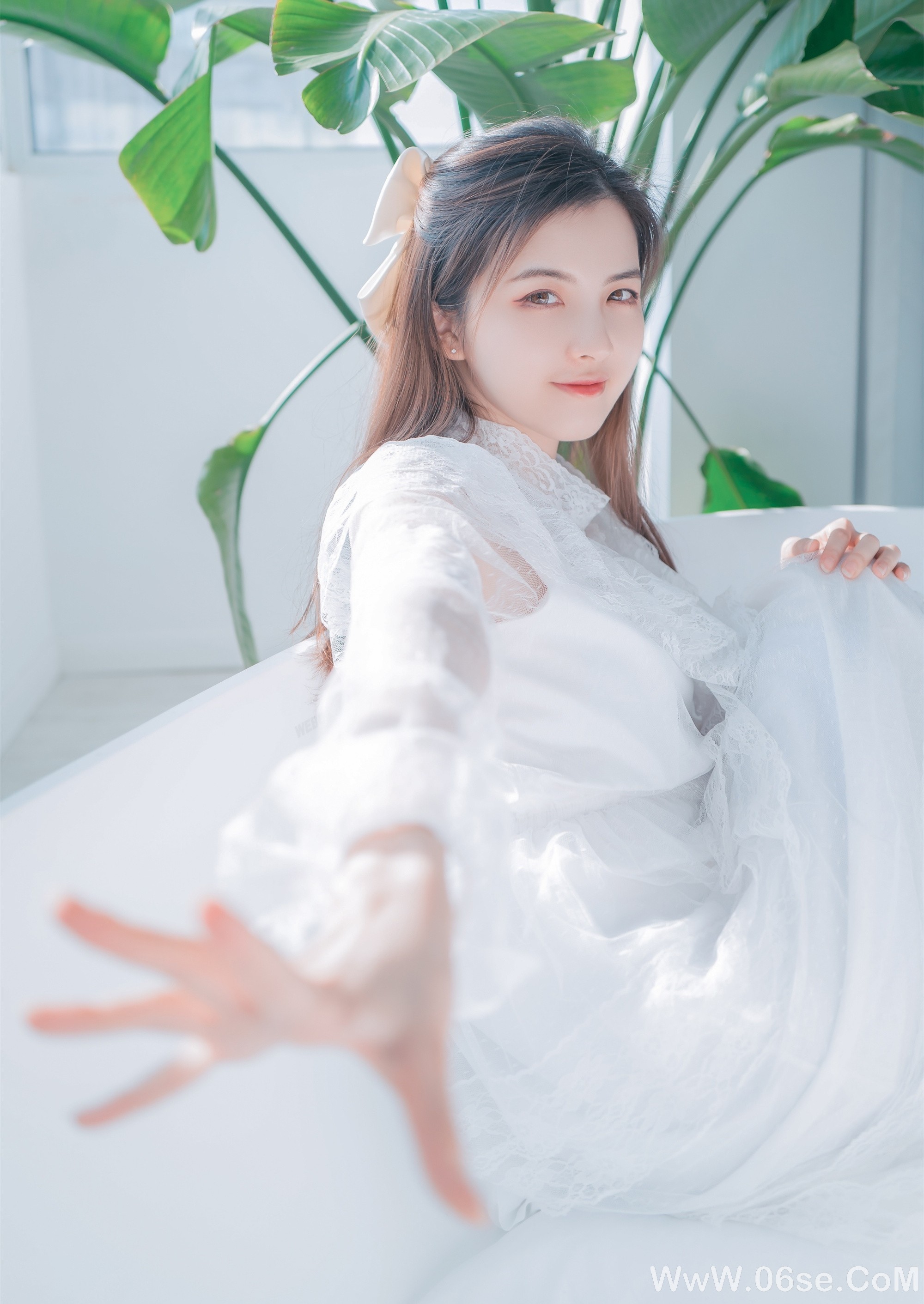 图片[18]-清纯美女丨清新素雅的美女-六色网