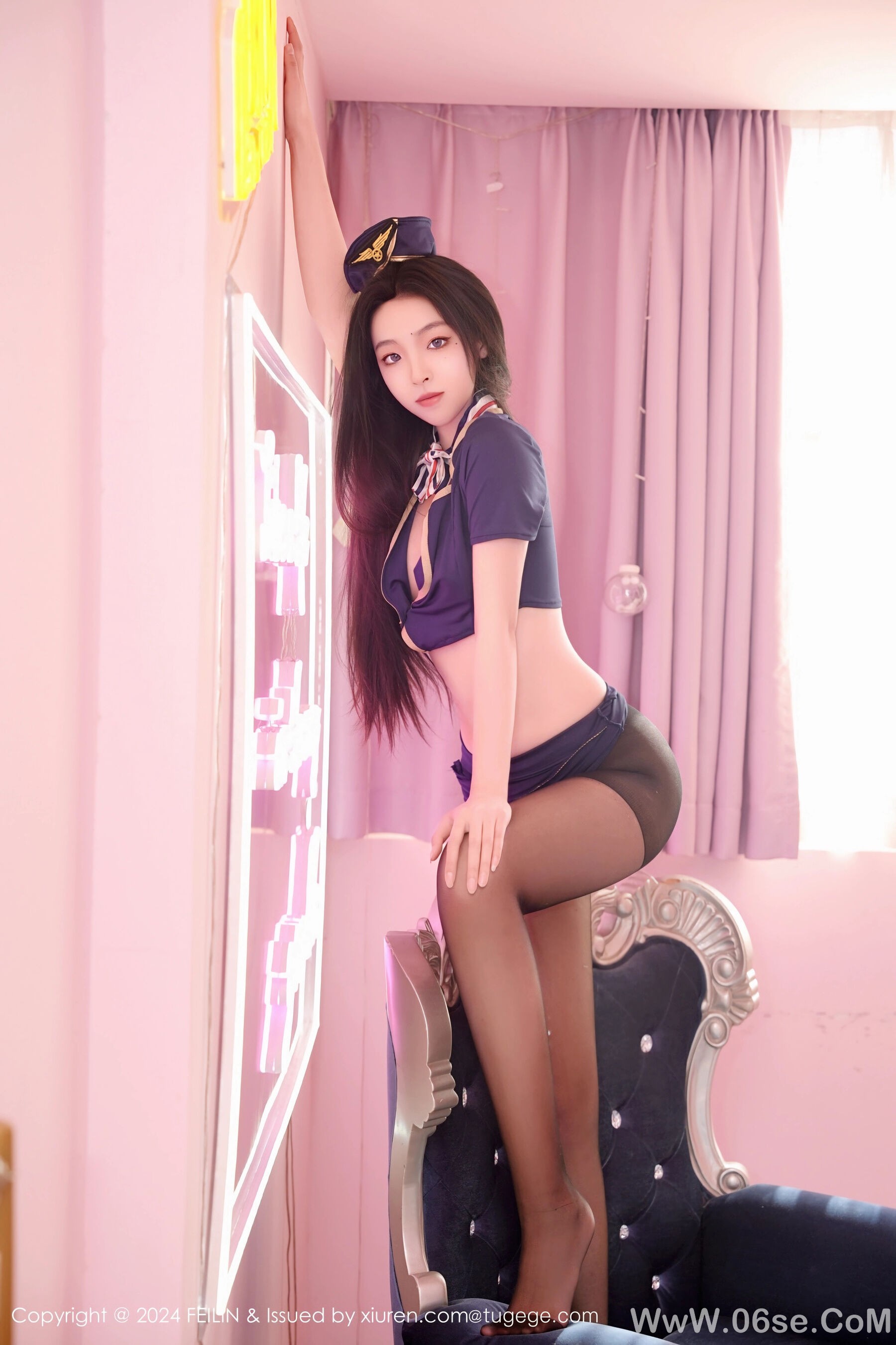 图片[45]-FEILIN嗲囡囡 2024.12.19 NO.0494 芝樱[90P]-六色网