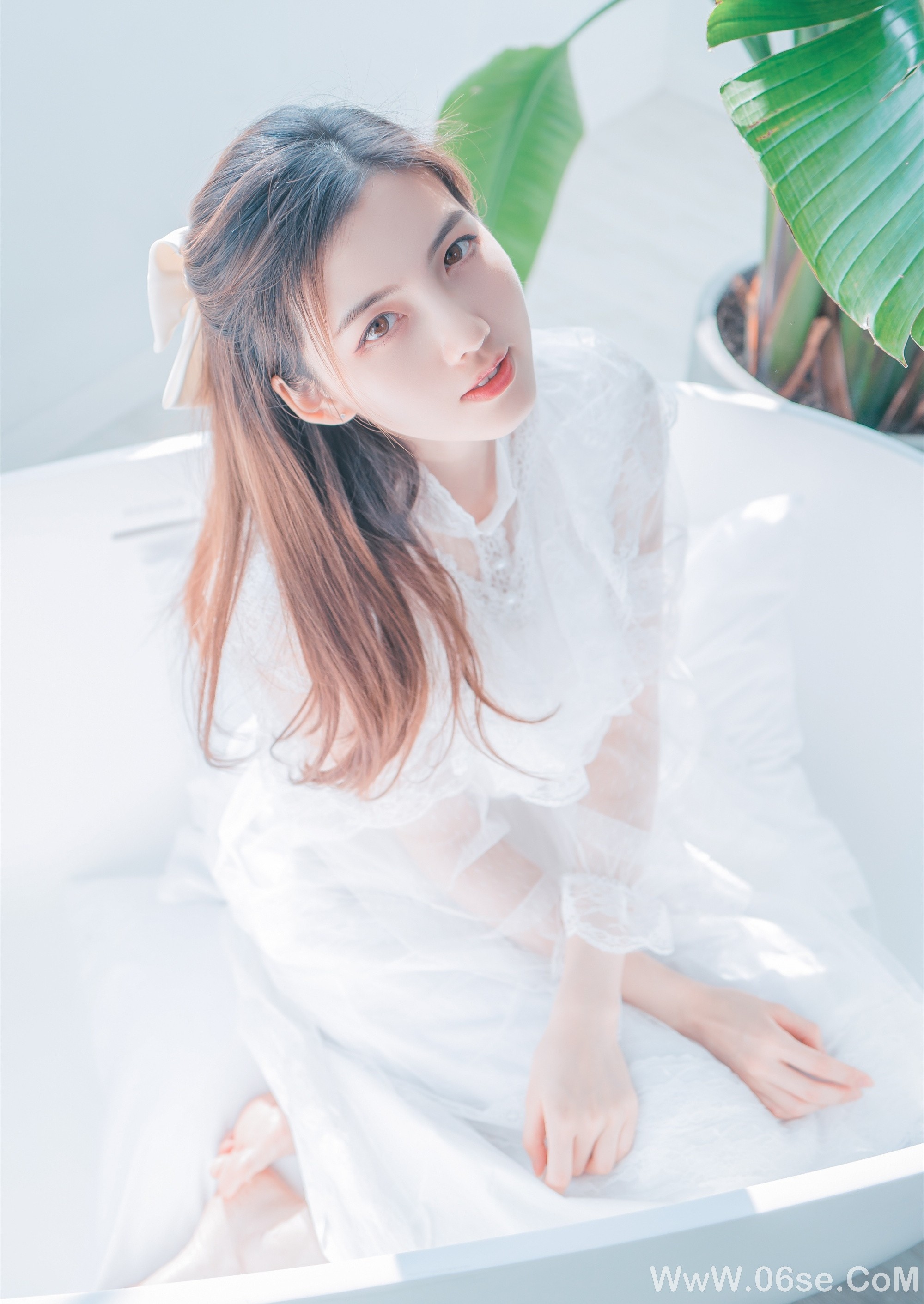 图片[19]-清纯美女丨清新素雅的美女-六色网